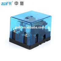 Blue color DPDT JQX-62F 2Z 80A power switch relay